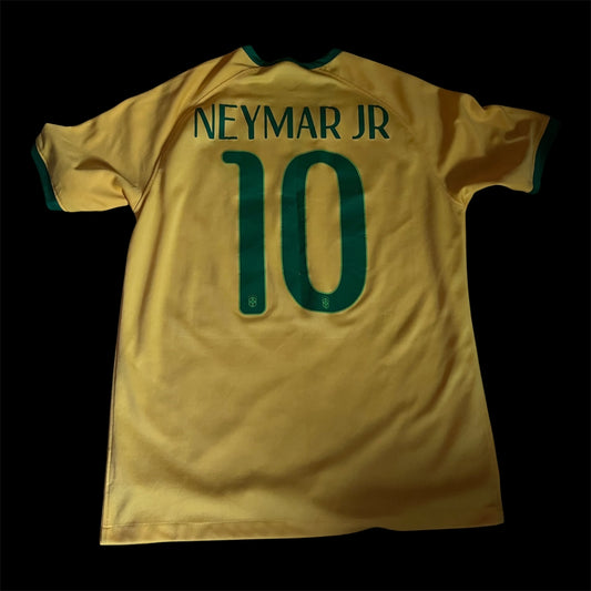 Brazil 2014 Home Football Shirt Medium - Neymar Jr