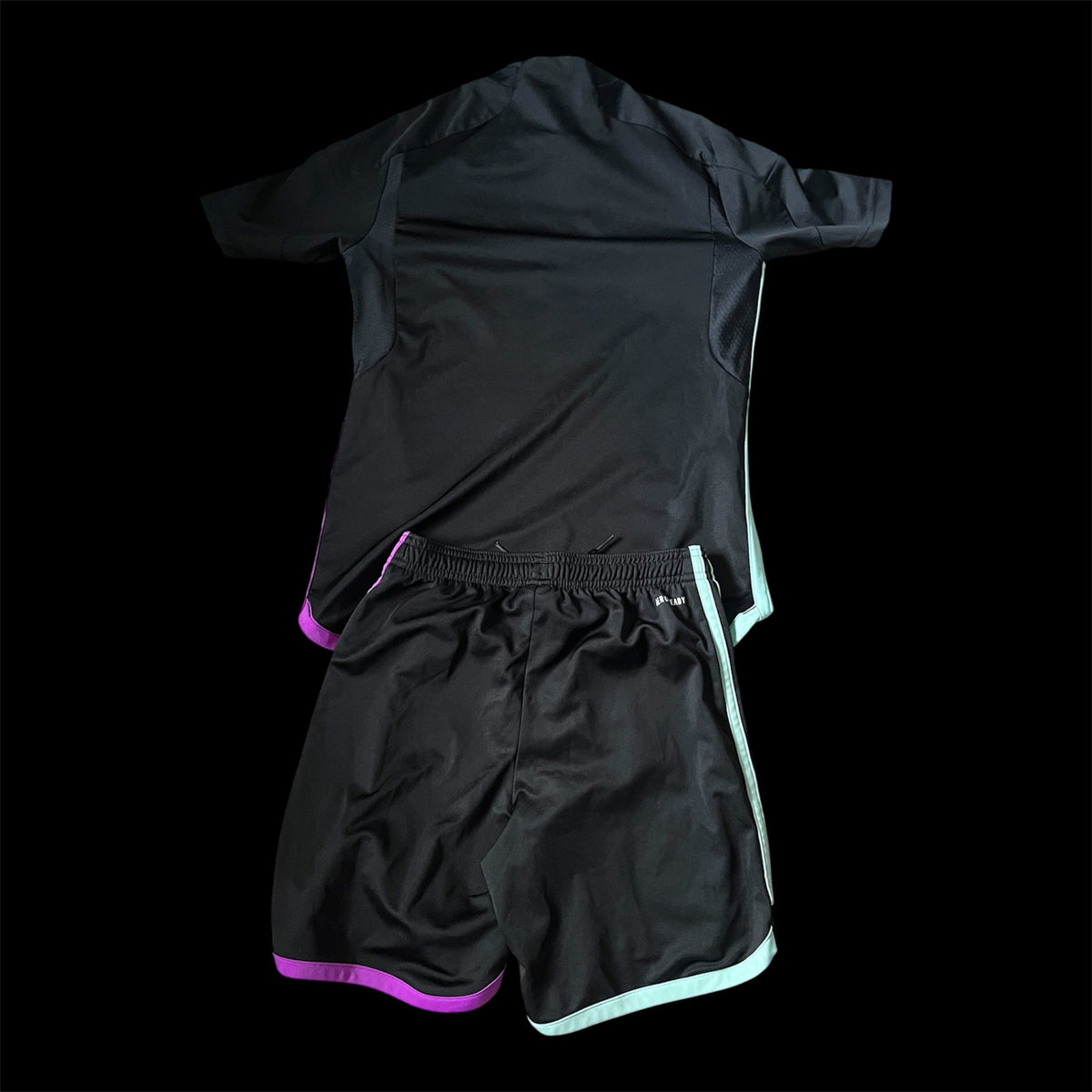 Aberdeen 2023/2024 Away Football Shirt Age 11-12 - Northern Lights - Shirt And Shorts