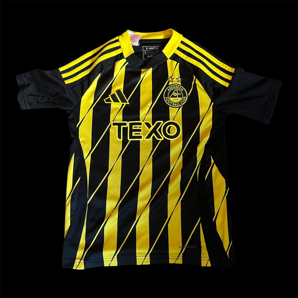 Aberdeen 2024/2025 Away Football Shirt Age 9-10 Years