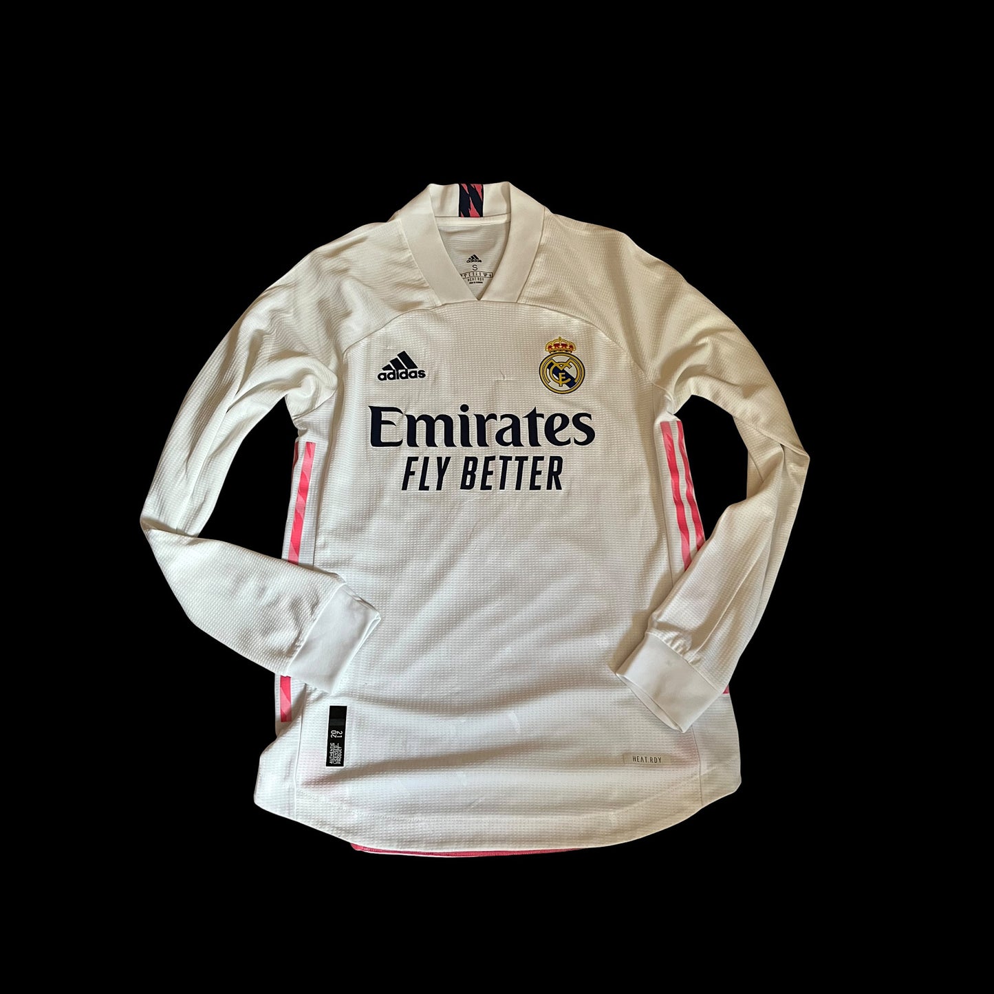 Real Madrid 2020/2021 Home Football Shirt Small - Long Sleeve - Heat.RDY