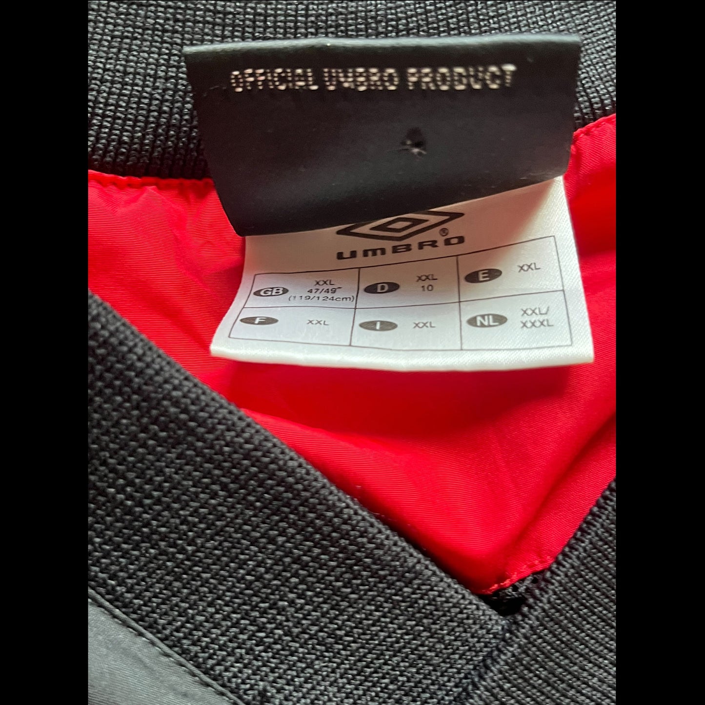 Manchester United 2000/2001 Shell Jacket Jumper XXL - Player Issue