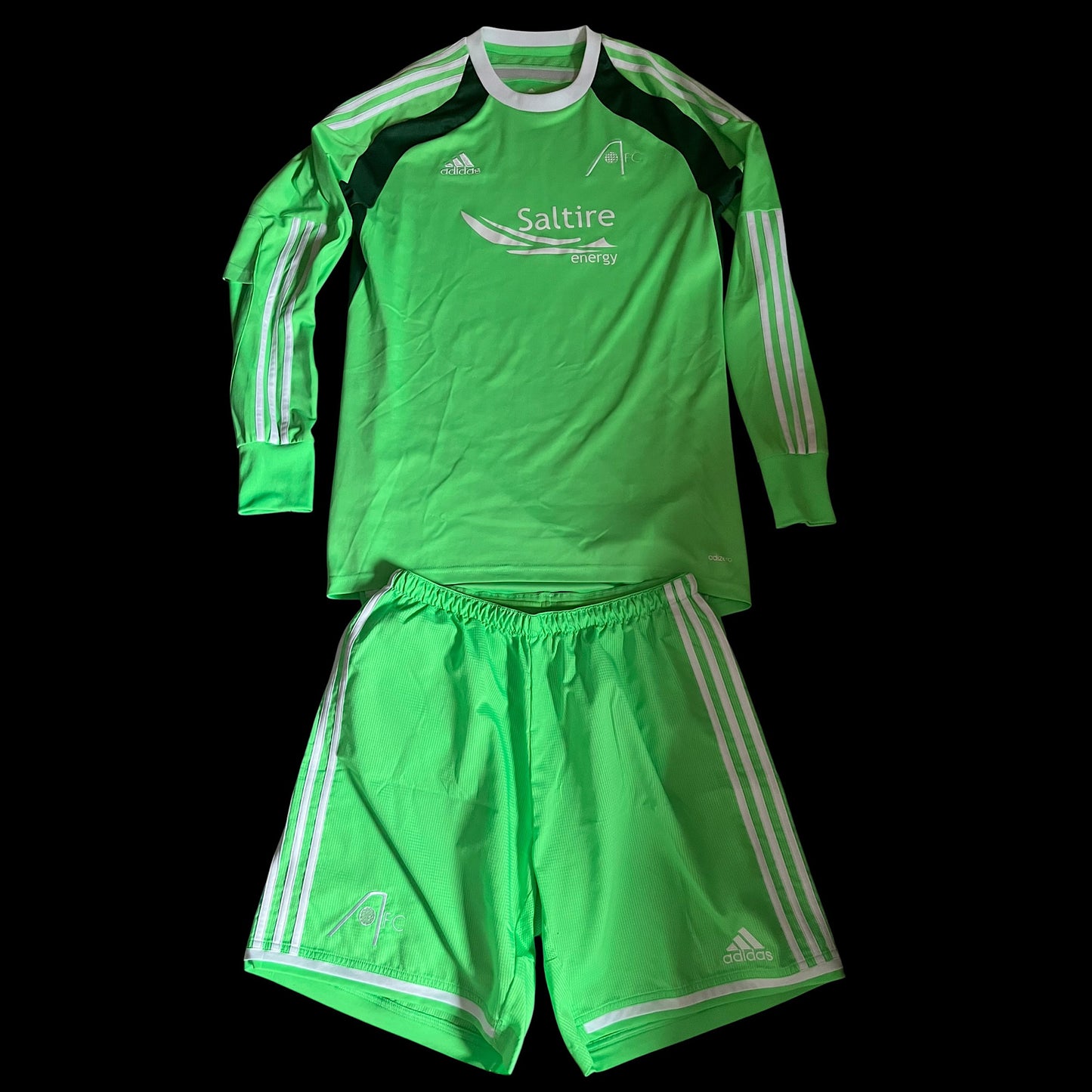 Aberdeen 2014/2015 Goalkeeper Football Shirt + Shorts Large - Fits Medium - Player Spec
