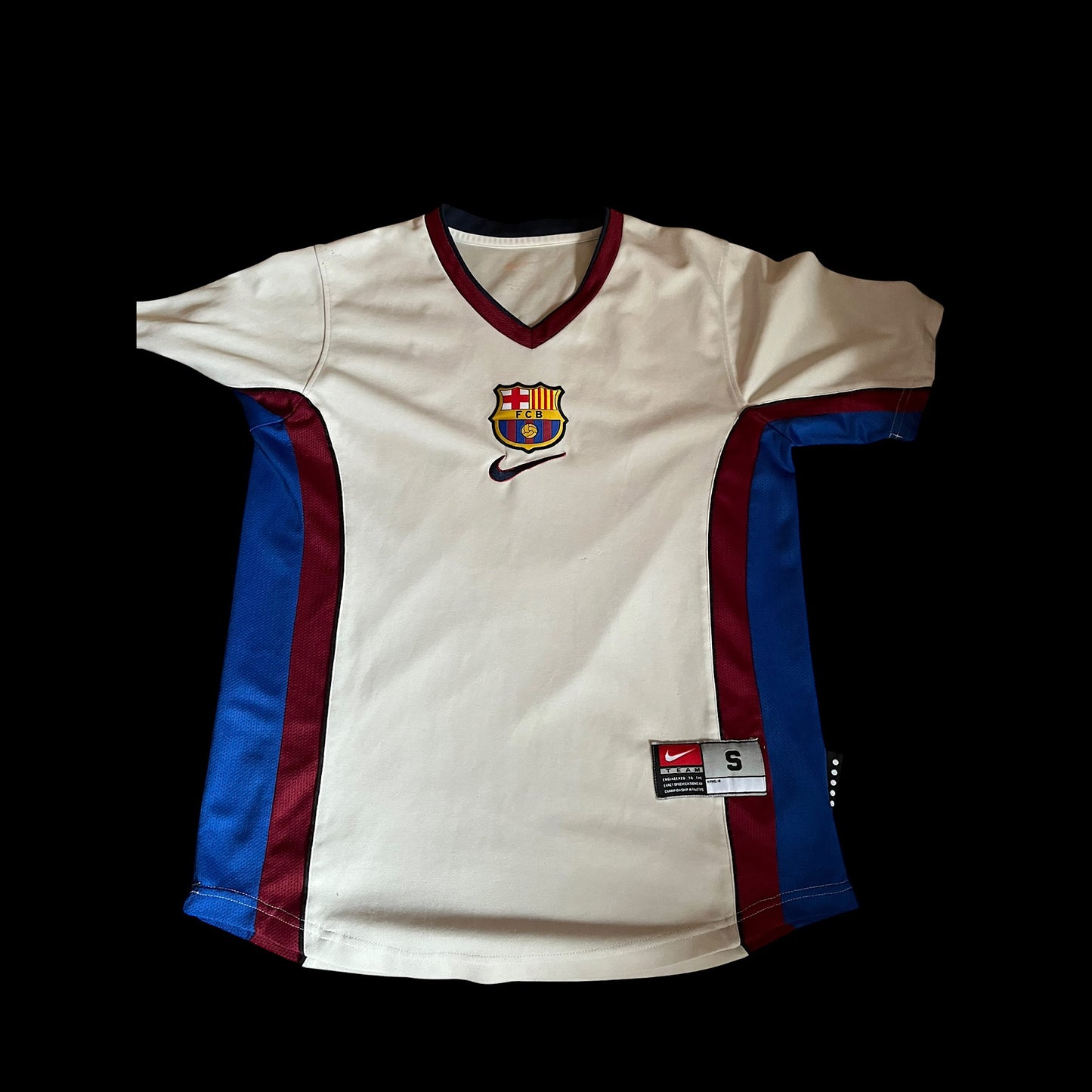 Barcelona Away Football Shirt Small - Ronaldo Nazario