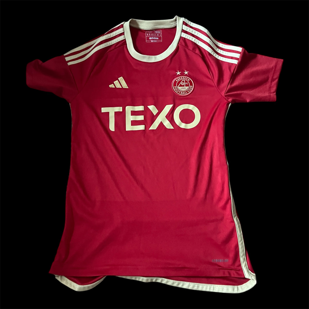 Aberdeen 2023/2024 Home Football Shirt Extra Small