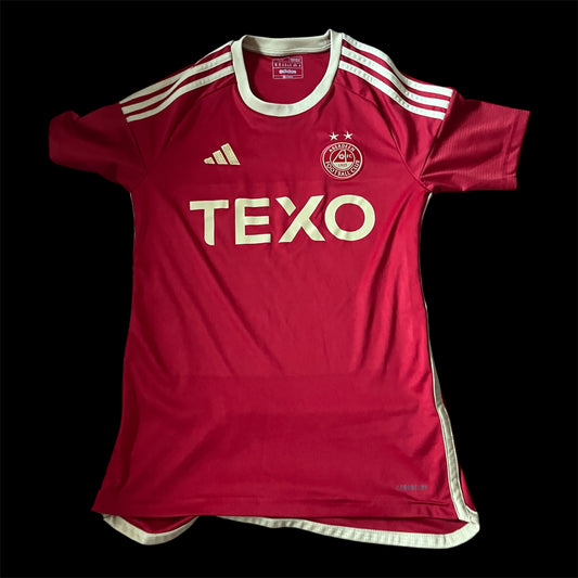 Aberdeen 2023/2024 Home Football Shirt Extra Small