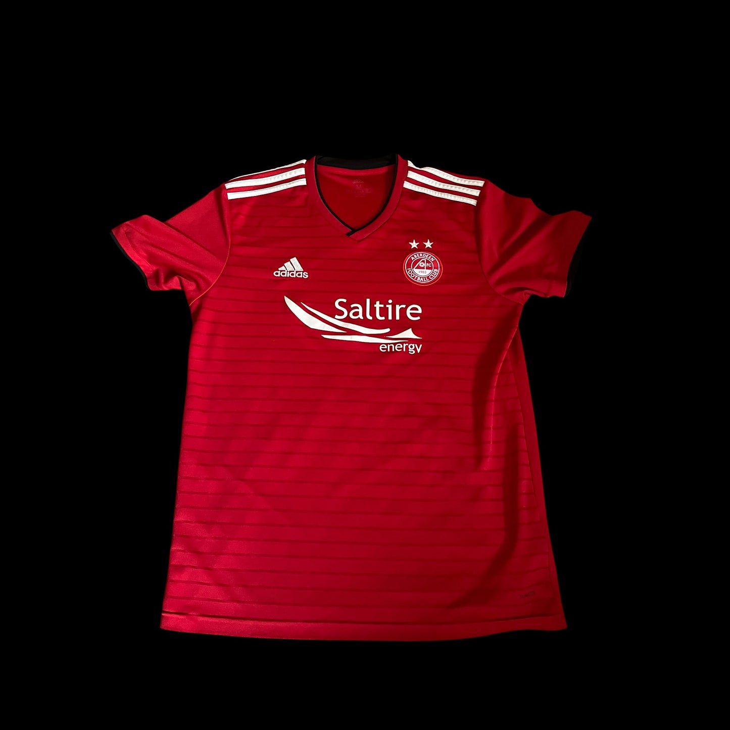 Aberdeen 2018/2019 Home Football Shirt Medium