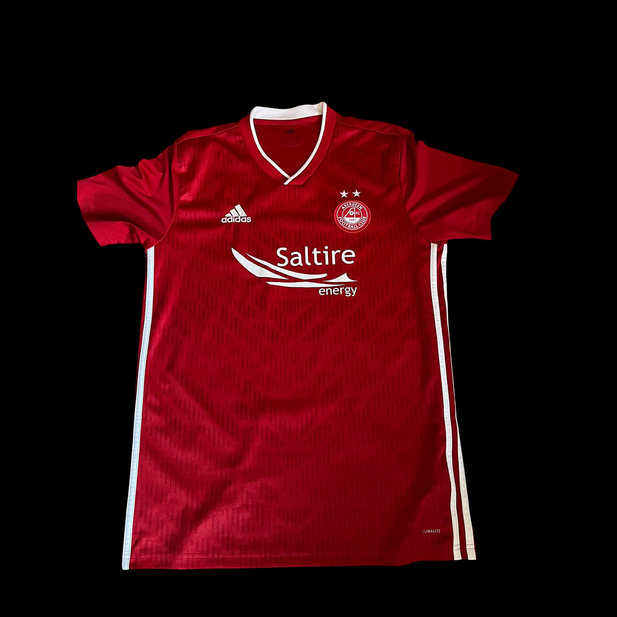 Aberdeen 2019/2020 Home Football Shirt Medium