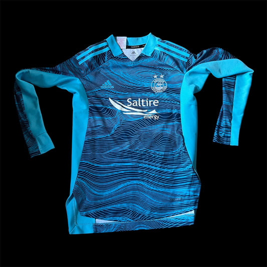 Aberdeen 2021/2022 Goalkeeper Football Shirt Age 11-12