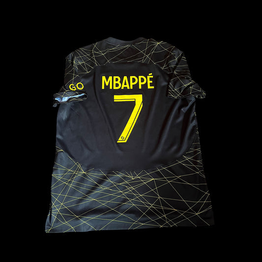 Paris Saint Germain 2022/2023 Fourth Football Shirt Extra Large - Kylian Mbappe