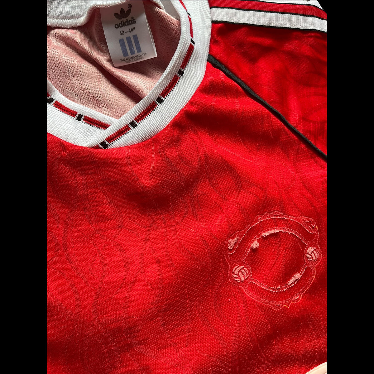 Manchester United 1990/1991/1992 Home Football Shirt Large