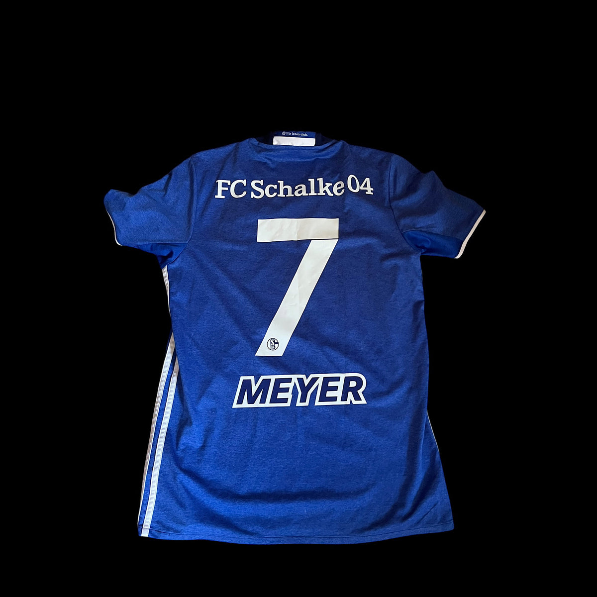 FC Schalke 04 2015/2016/2017 Home Football Shirt Small - Max Meyer