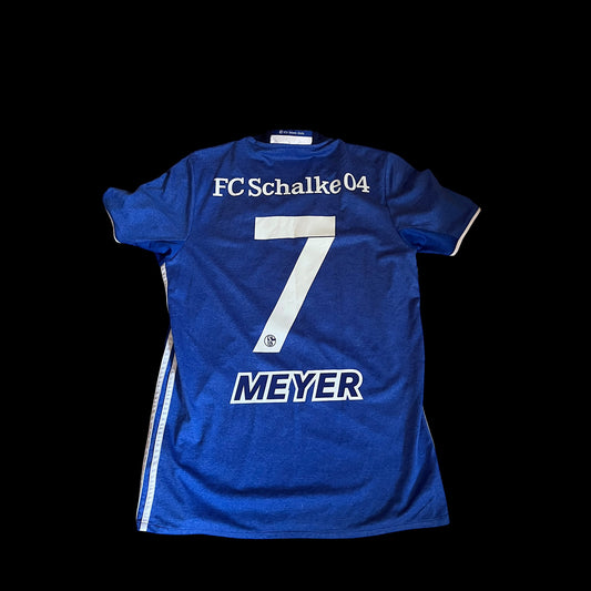 FC Schalke 04 2015/2016/2017 Home Football Shirt Small - Max Meyer