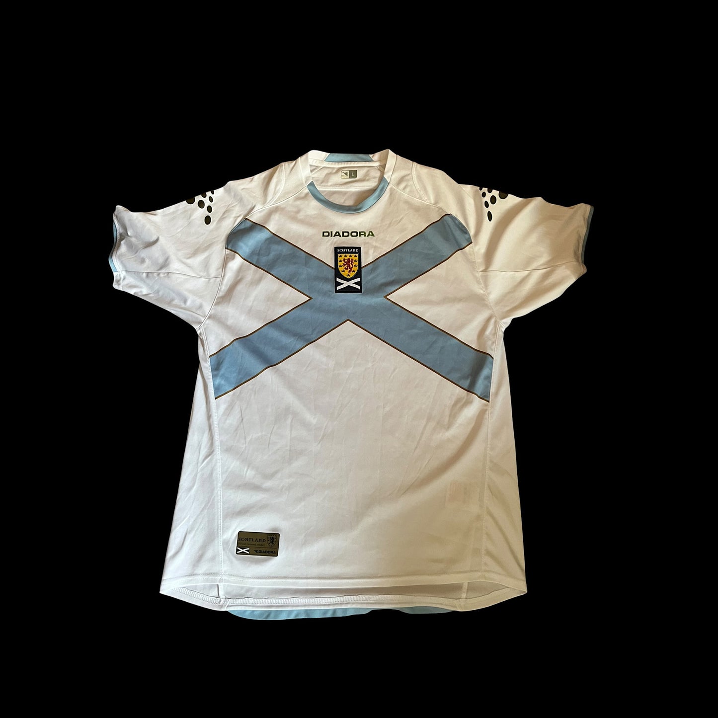 Scotland 2007/2008 Away Football Shirt Large
