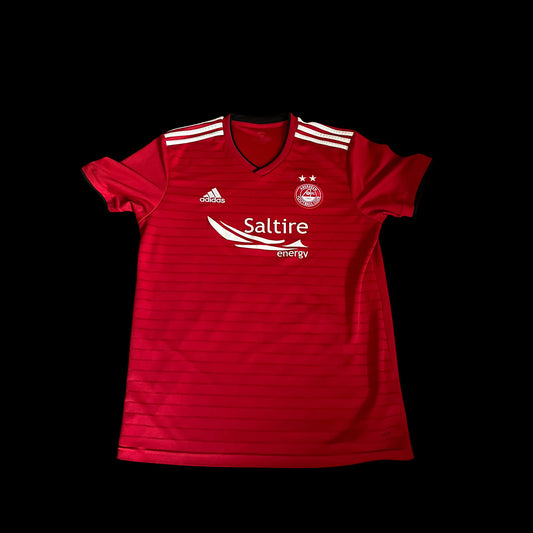 Aberdeen 2018/2019 Home Football Shirt Small