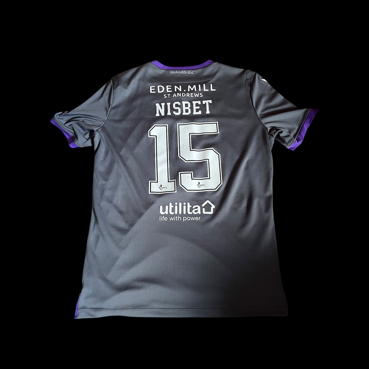 Hibernian 2020/2021 Home Football Shirt XXL - Fits XL - Kevin Nisbet